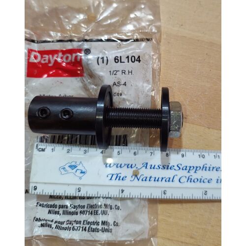 Dayton Half Inch Motor Shaft Arbor, 6L104 [Thread: 1/2" Left]