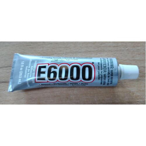 E6000 Glue 1oz tube, clear epoxy jewellers adhesive