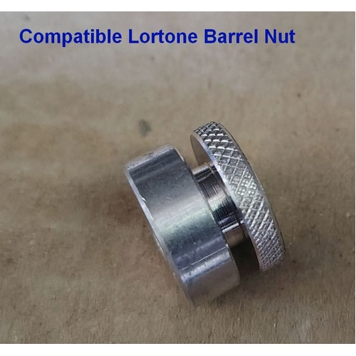 Aluminium Barrel  Nut compatible with all Lortone Barrels